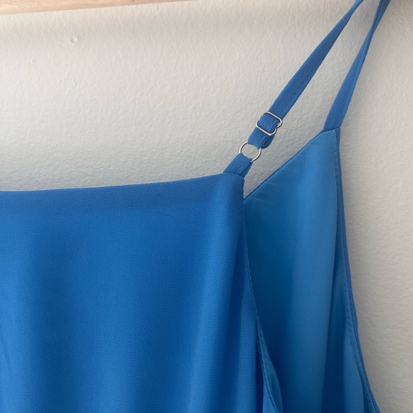 Prettygarden Women’s Size Medium Blue Sleeveless Spaghetti Strap Maxi Dress - Picture 6 of 10